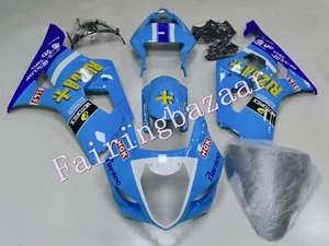 Fit for 2003 2004 GSXR1000 Riz Blue White ABS Injection Bodywork Fairing Kit - Picture 1 of 6