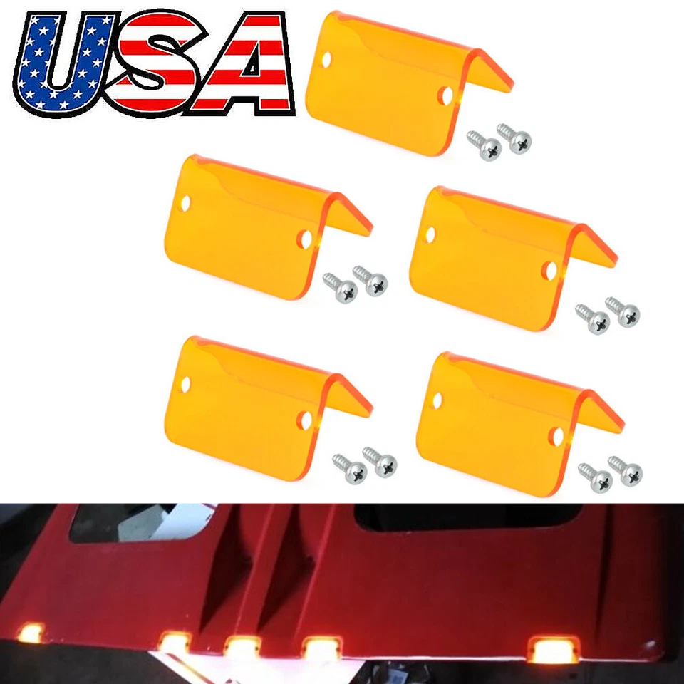 Kit de repuesto HD de herrajes ámbar lentes de parasol viseras lunares para cabina EE. UU. Foto 1 de 4