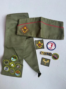 Vintage 1960er Boy Scouts of America 29" Schärpe, Verdienstabzeichen großes Barett - Bild 1 von 5