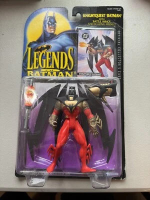 Figura de acción Kenner Legends of Batman Knightquest Batman 1994 vintage - nueva sin usar, en caja Foto 1 de 2