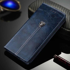 Luxury Leather Fashion Case Samsung Note 8 Flip Wallet + GLASS - Picture 1 of 7