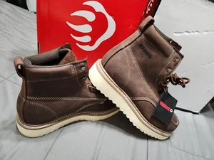 NEW 11.5 Men Wolverine Loader 6" Wedge Work Boot Soft Toe W10744 Brown ORIGINAL  - Picture 1 of 19