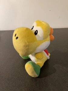 Super Mario Bros Yellow Yoshi 6” Plush Stuffed Toy Yellow Turtle - Nintendo - Picture 1 of 6