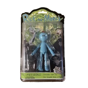NEW RARE Rick & Morty Mr MEESEEKS Posable Action Figure Funko 2017 cartoon - Picture 1 of 8