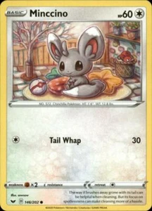 2x (SWSH01-146) Minccino (C) Pokemon Sword & Shield Card # 146 - Picture 1 of 1