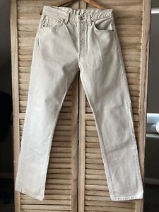 Vintage Levi’s 501 Jeans - Made In UK - Beige - W32 L34 (measures W31 L34)