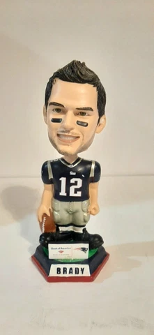 Tom Brady NE Patriots Rare Bank of America Statium  Giveaway  Bobblehead Cover