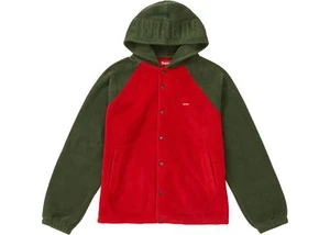 Supreme Polartec Hooded Raglan Jacket Red Size XL - Picture 1 of 1