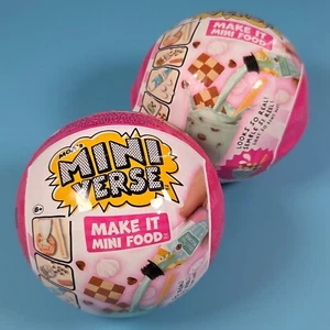 2x MGA's Miniverse Make It Mini Food Diner Serie 1 *Neu & Versiegelt* Maßstab 1:6 - Bild 1 von 3