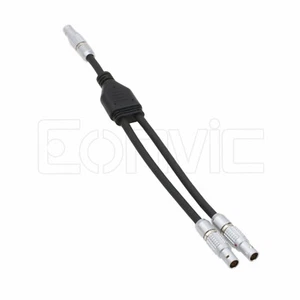 Male 2 pin to 2 Male 2 pin Power Y Splitter Cable for Teradek Bond Bolt - Picture 1 of 5