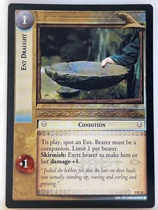 LORD OF THE RINGS TCG REFLECTIONS FOIL 9R24 ENT DRAUGHT ex - Picture 1 of 1
