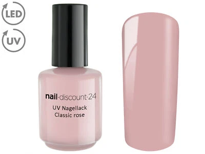 UV Polishgel ROSE 15ml Design Nagellack Soak Off LED Gel Farb Lack Nail Rosa - Bild 1 von 2