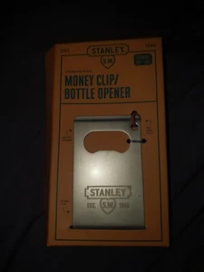 MONEY CLIP 'STANLEY' BNWT NO BOX STAINLESS STEEL - Picture 1 of 4