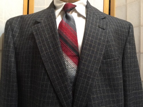 BURBERRY Blazer blu con due bottoni da uomo taglia XL cappotto sportivo in lana a quadretti blu taglia XL