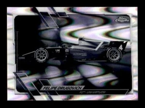 2021 Topps Chrome Formula 1 Black & White RayWave #118 Felipe Drugovich F2 Cars - Picture 1 of 2