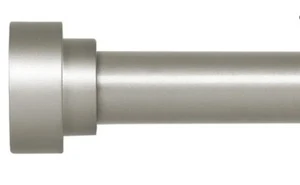 Hei! Dear Heavy Duty Telescoping Window Curtains Rod 36-88" Antique Silver - Picture 1 of 6