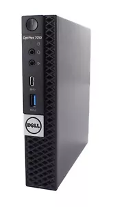 Dell Optiplex 7050 Micro i7 7700CPU 3.60GHZ 16GB RAM 256SSD + 500HDD WINDOW 11 - Picture 1 of 9