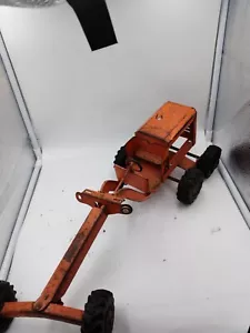 Vintage - 1950’s Structo Road Grader Toy - Pressed Steel For Parts - Picture 1 of 15