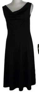 Pre-Owned Express Black Sleeveless Stretchy Casual Evening Dress Sz:7/8 - Picture 1 of 5