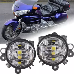 Aluminum Alloy For Honda GL1800 1800 Goldwing 2001-2010 LED Driving fog lights - Picture 1 of 12