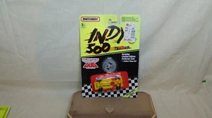 1991 MATCHBOX INDY 500 PRESSOFUSO PENNZOIL CAR CON MONETA DA COLLEZIONE 1966 GRAHAM HILL - Foto 1 di 8