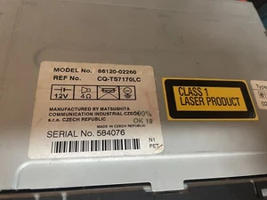 🚩 Radio CD TOYOTA COROLLA E12 86120-02380 - Bild 1 von 2