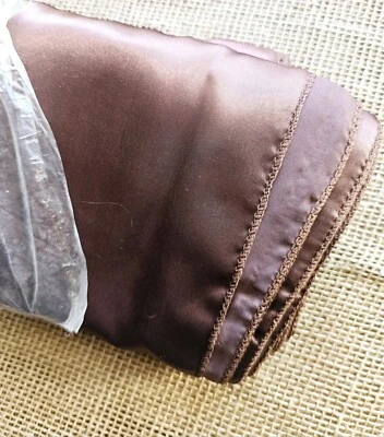 10 New Satin Chair Sash Chocolate Brown Wedding Party Supplies Decor - Image 1 of 2