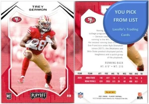 2021 Panini Playoff NFL Football ROOKIE Cards - U-Pick From List - Picture 1 of 109