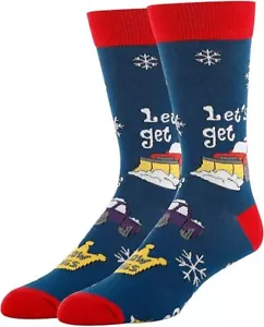 ooohyeah Men’s Funny Saying Crew Socks, Crazy Novelty Cotton Comfy Dress Socks - Picture 1 of 1
