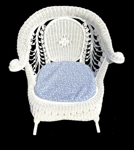 Antique Wicker Rocker Chair ~ Victorian ~ Cottage - Picture 1 of 7