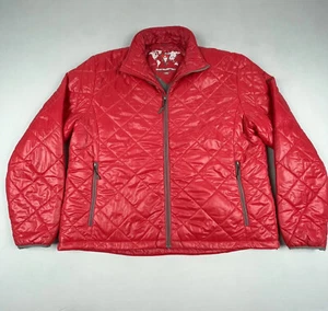 ScotteVest Diamond Quilted Puffer Jacket Men’s Size 2XL Red TEC Full Zip Coat - Picture 1 of 24