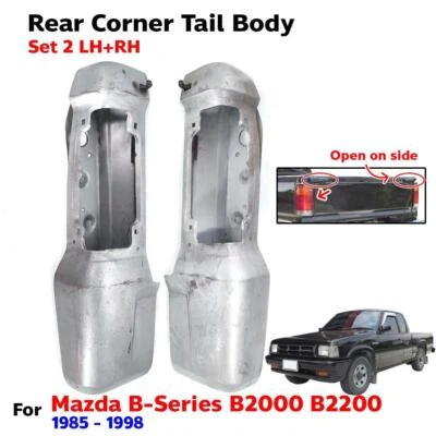 Rear Corner Tail Body Cover Fits Mazda B-Series B2000 B2200 Pickup 1985-98 Set 2 Foto 1 de 4