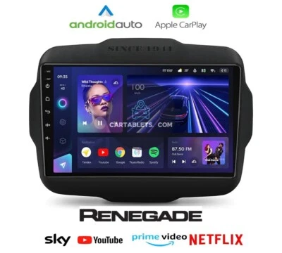 CTB-RNG10X | AUTORADIO JEEP RENEGADE OCTACORE 4GB RAM  | CARPLAY ANDROID AUTO - Immagine 1 di 4