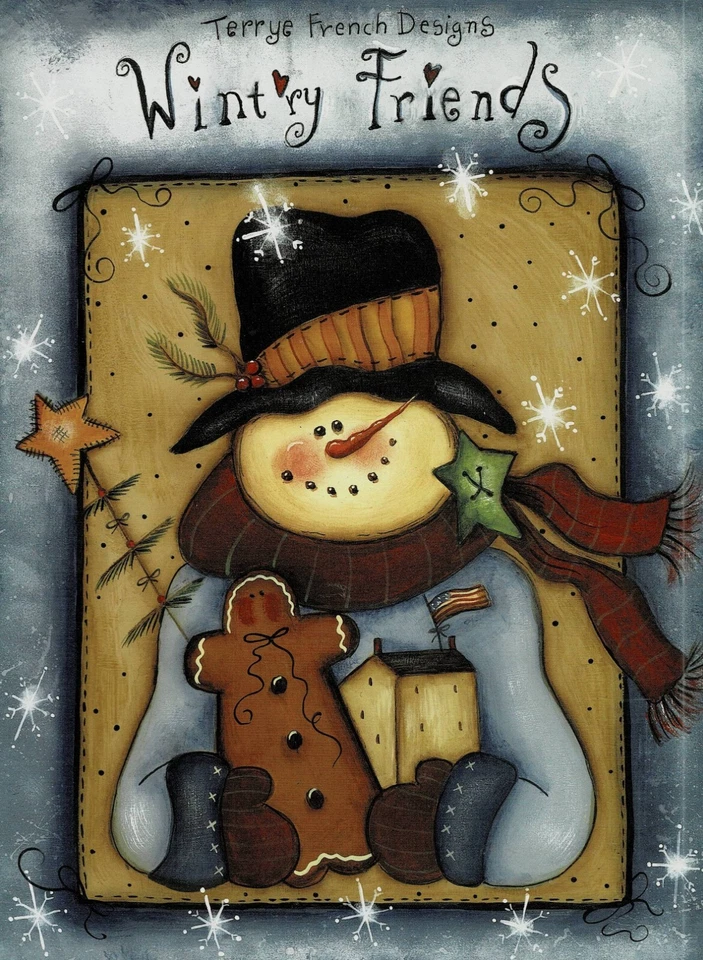 WINTRY FRIENDS PAINTING BOOK-TERRYE FRENCH DESIGNS - Image 1 of 1