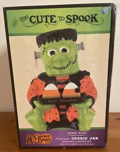 SELTEN! SELTEN! Cracker Fass zu süß zum Spook Frankenstein Keksglas - Bild 1 von 16