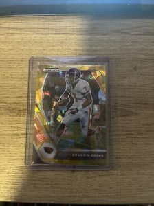 2021 Panini Prizm Draft Picks Brandin Cooks Gold Cracked Ice Prizm 🔥🔥🔥