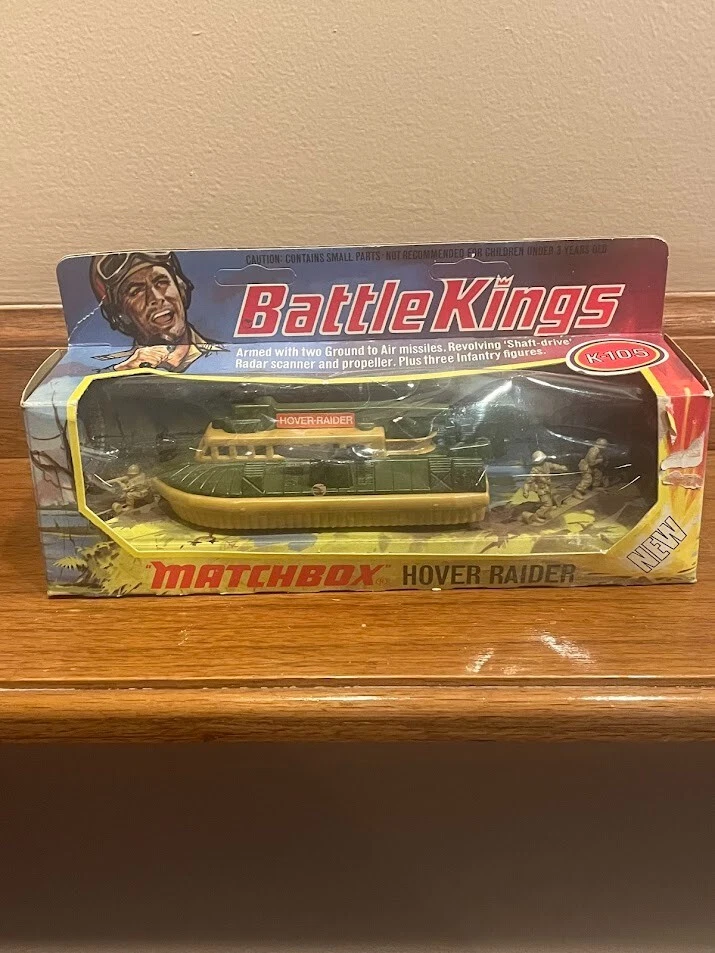 Matchbox Hover-Raider Battle Kings K-105 Vintage 1974 Hovercraft Unpunched New - Image 1 of 4
