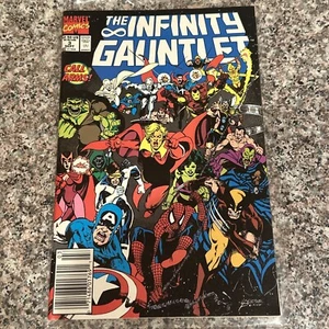 The Infinity Gauntlet #3 Newsstand Cover (1991) Marvel Comics - Picture 1 of 8