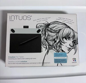 Wacom Intuos Draw CTL490 Zeichentablett (klein, weiß) - Bild 1 von 2