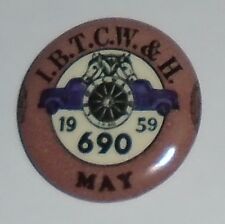 1959 LABOR UNION pin TEAMSTERS pinback IBTCW&H Truck TRUCKING Horse logo
