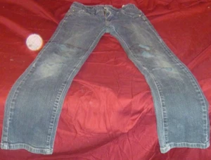 LEVI'S SLIM FIT JEGGING STRAUGHT LEG BLUE WASH JEANS DENIM GIRLS PANTS YOUTH 10 - Picture 1 of 12