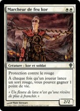 1X Kor Firewalker Worldwake NM/EX French MTG CARD