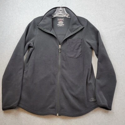 LL Bean Trail Fleece Womens Size Small Full Zip Cozy Soft 510678 Zip Pockets - Image 1 of 4