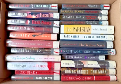 Лот из 24 художественных романов в твердом переплете Mystery Sci-fi Hambley Vampire A4 - Изображение 1 из 4