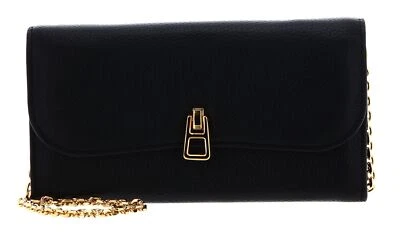 COCCINELLE portefeuille Magie Mini Bag Wallet Grained Leather Noir - Photo 1/4