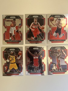 2021-22 Prizm Washington Wizards Thomas Bryant, Bradley Beal, Davis Bertans+More