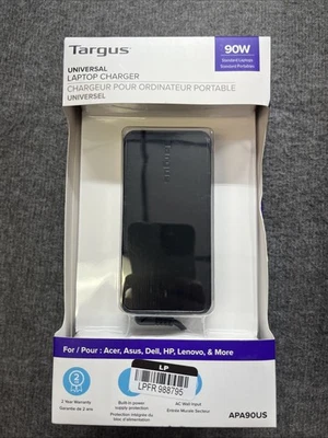 Adaptador Cargador Portátil Universal Targus 90W Lenovo Dell HP Acer Asus Y Más Foto 1 de 3
