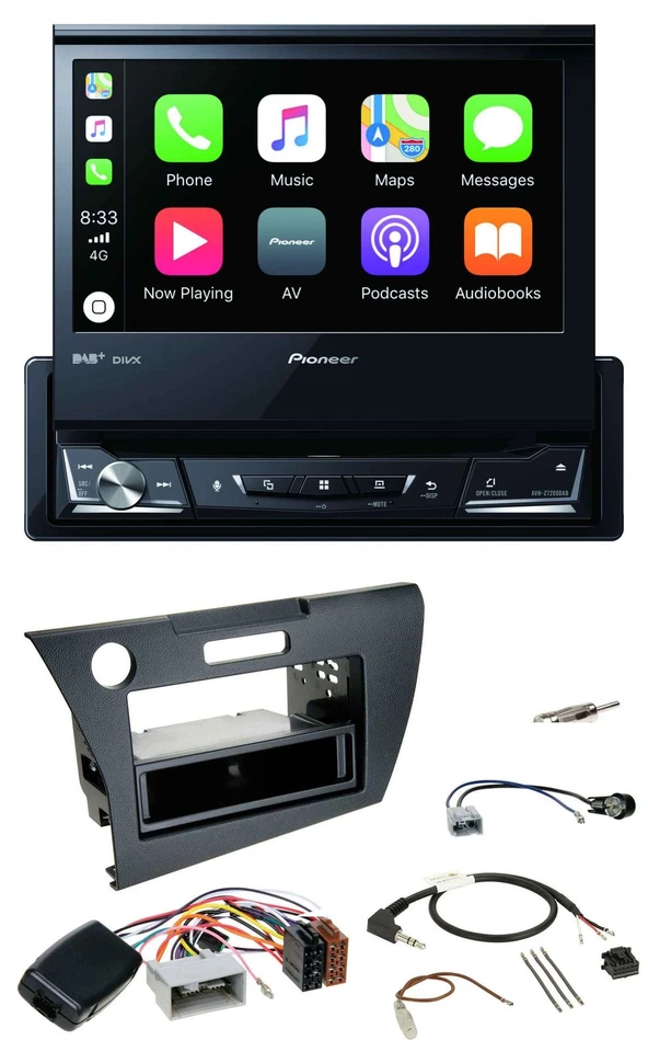 Pioneer DVD Bluetooth DAB USB Lenkrad Autoradio für Honda CR-Z 2010-2013 - Bild 1 von 4