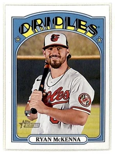 2021 Topps Heritage Ryan McKenna RC Baltimore Orioles #525 - Picture 1 of 2