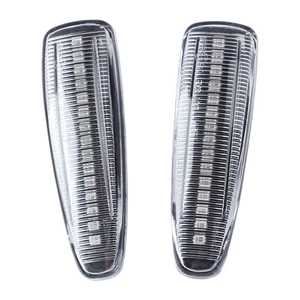 Pair Clear Front Side Marker Indicator Lights For Mitsubishi Lancer 2008-2016 - Bild 1 von 16